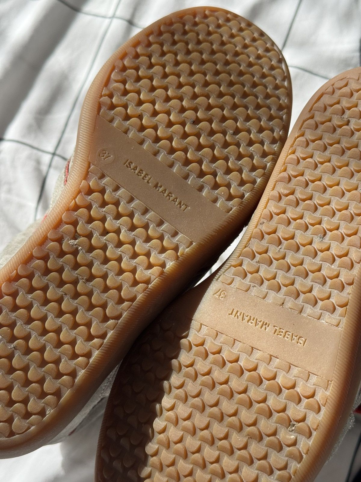 Isabel Marant Rare Isabel Marant Bekett sneakers shoes beige Suede Wedge Size US 7 / IT 37 - 9 Thumbnail