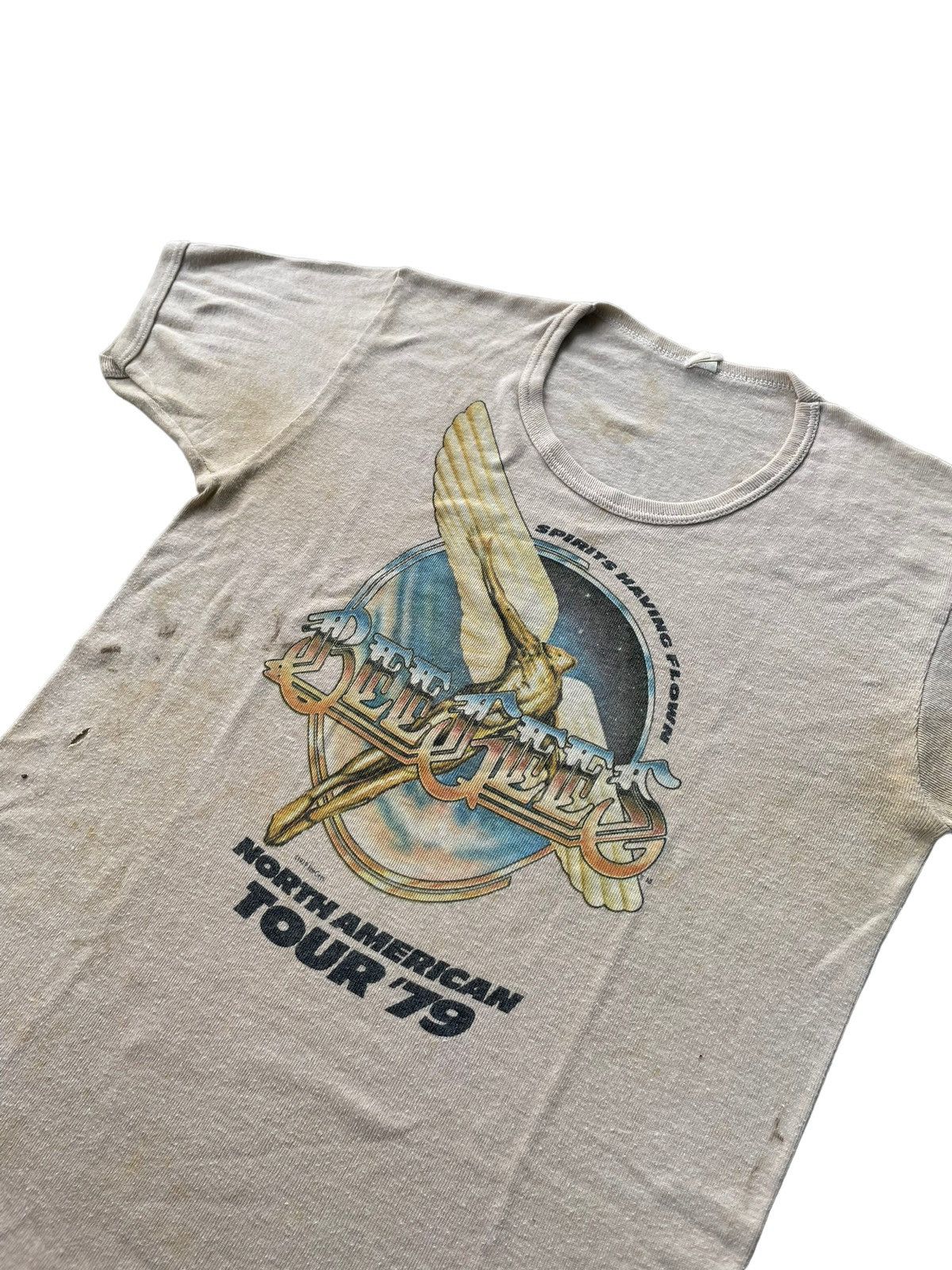Band Tees × Vintage VTG Bee Gees North American Tour 1979 Ringger Tshirt Size US S / EU 44-46 / 1 - 2 Thumbnail