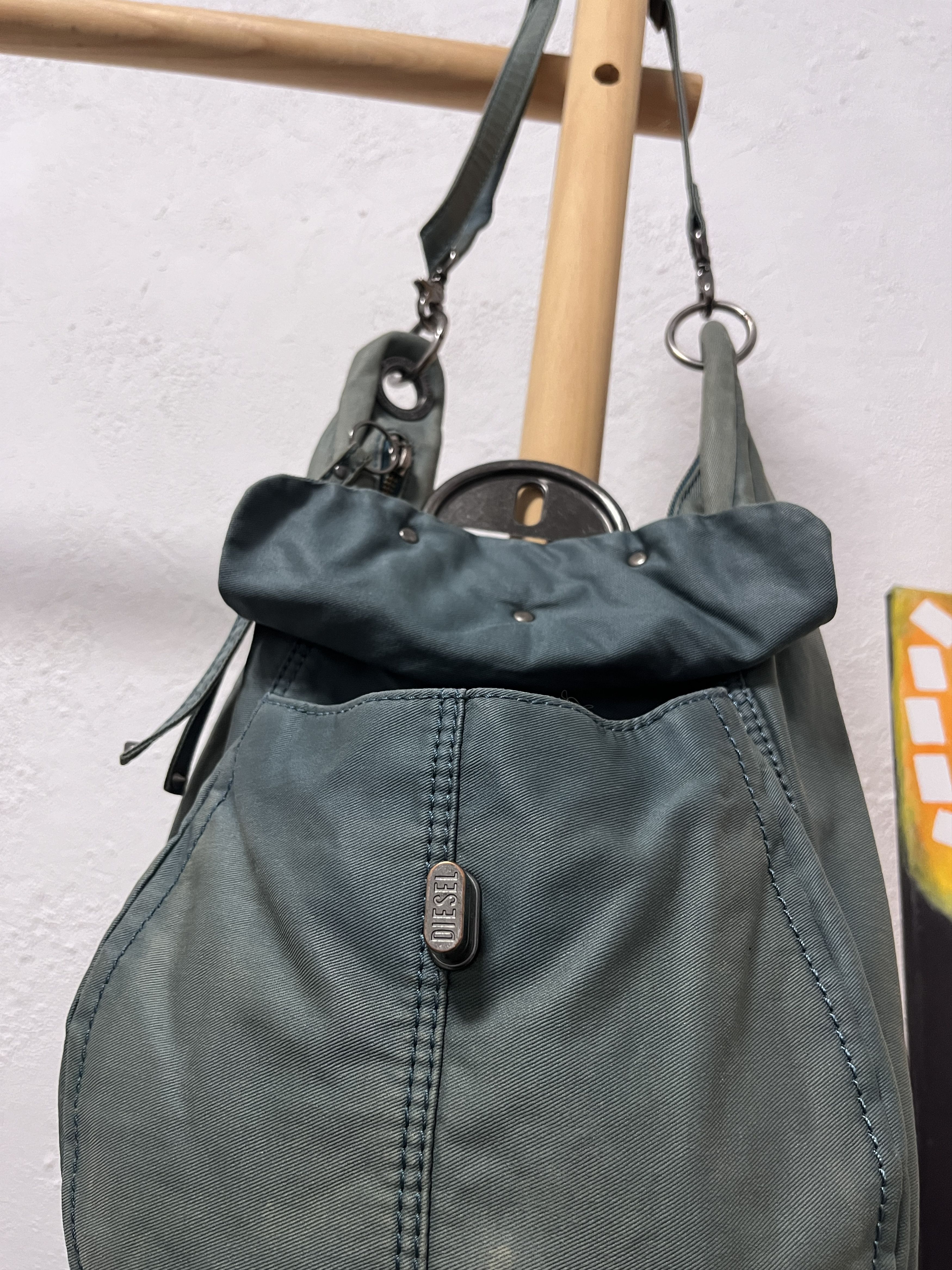 Diesel 2000s DIESEL 2-SIDED BONDAGE RARE VINTAGE BAG - № 6046 Size ONE SIZE - 5 Thumbnail