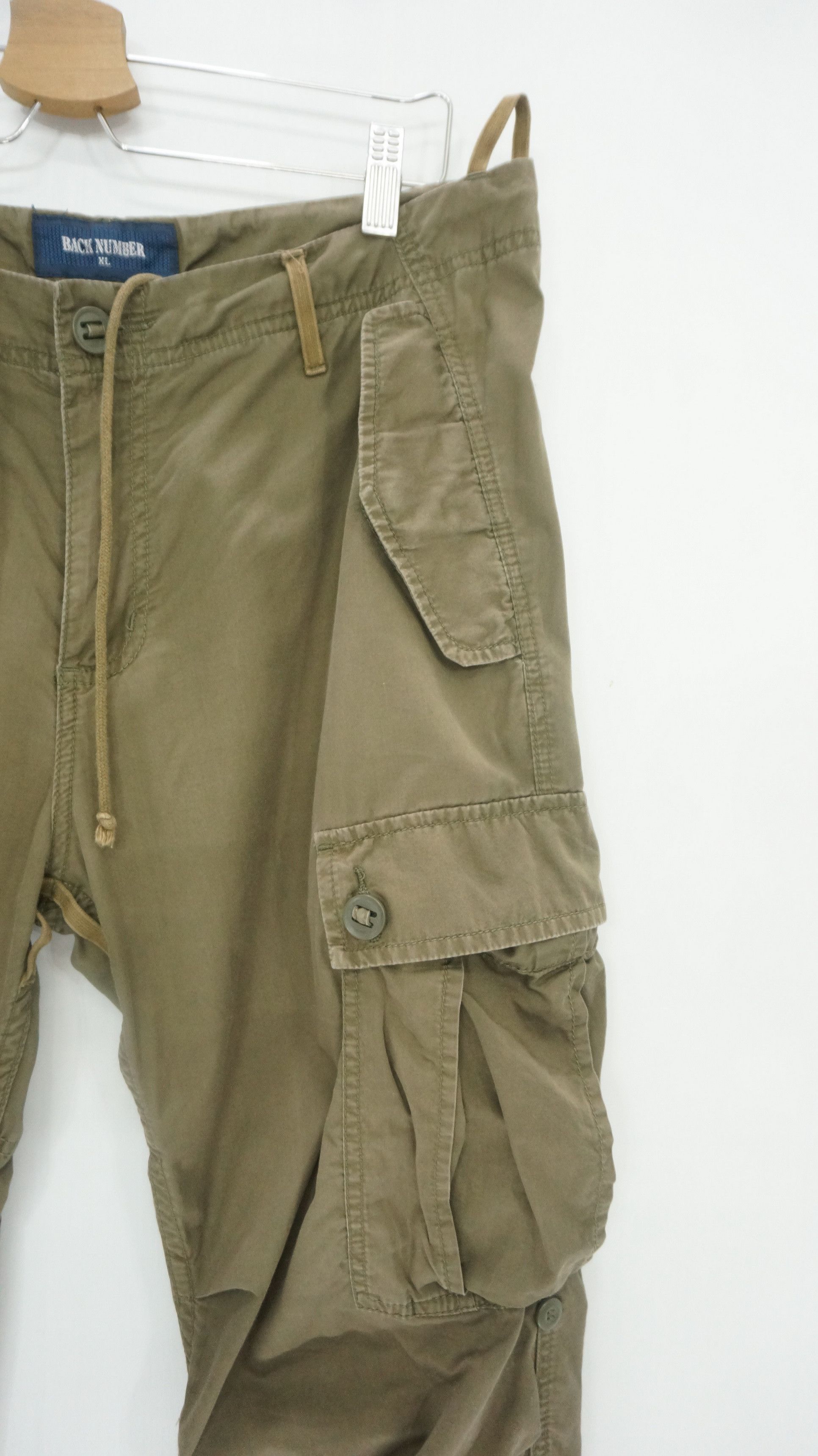 Japanese Brand BACK NUMBER Tactical Lightweight Roll Up Cargo Pants Size US 34 / EU 50 - 4 Thumbnail
