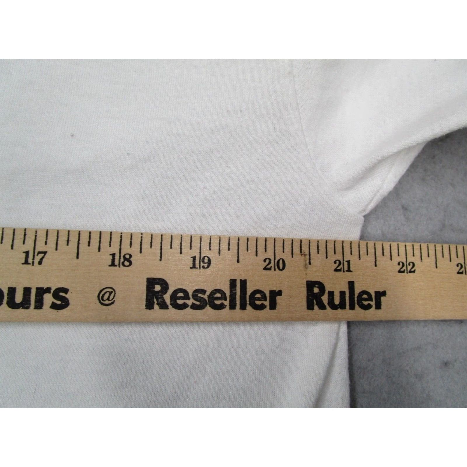 Jerzees Vintage JERZEES Shirt Mens Large White Short Sleeve Crew Neck 90s Mootown Snackers USA Tee Size US L / EU 52-54 / 3 - 6 Thumbnail
