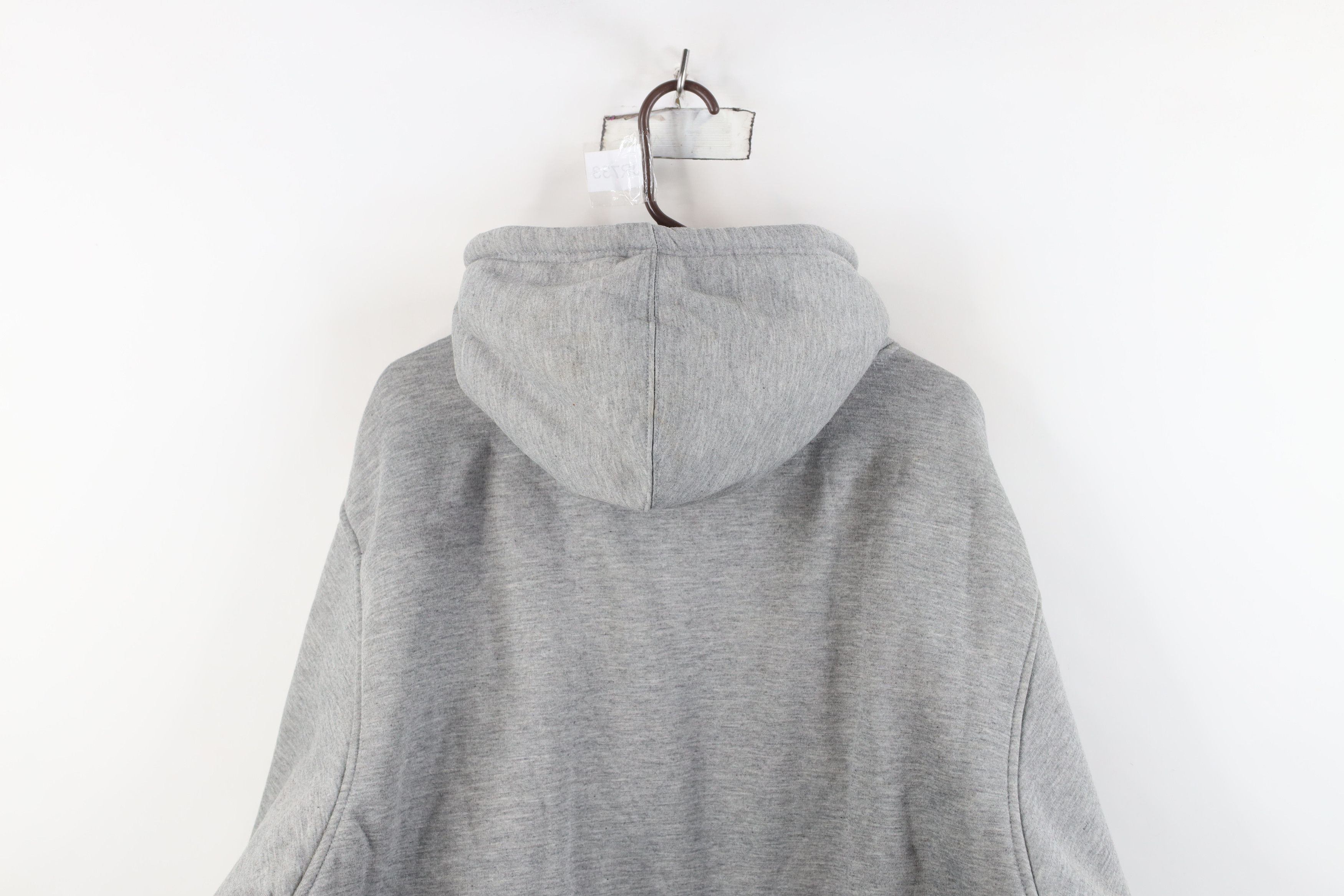 Vintage Vintage 90s Y2K Streetwear Heavyweight Full Zip Hoodie Gray Size US XXL / EU 58 / 5 - 12 Thumbnail