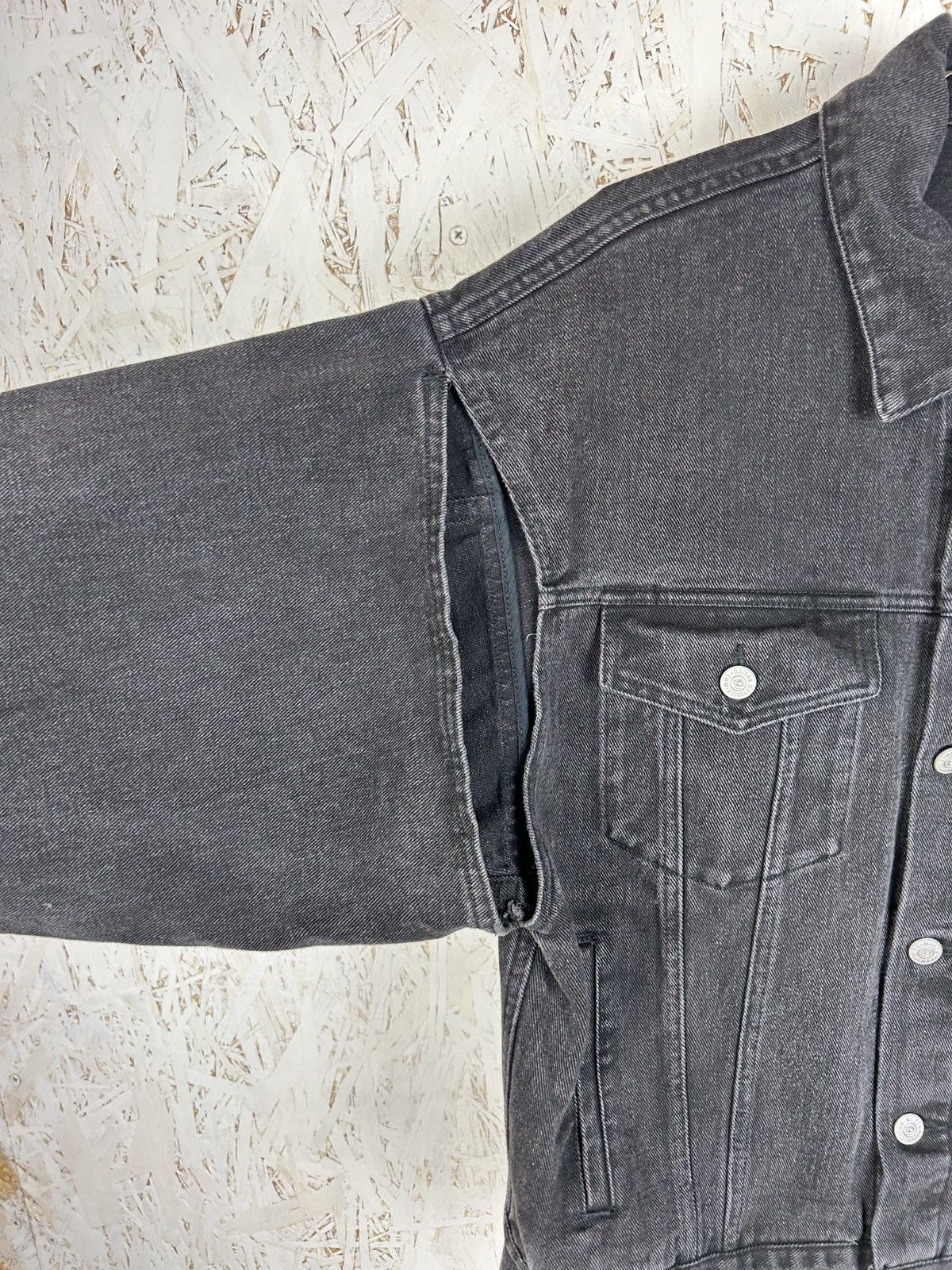 Maison Margiela Maison Margiela MM6 Black Cut Out Detail Denim Jacket 38 Size S / US 4 / IT 40 - 6 Thumbnail