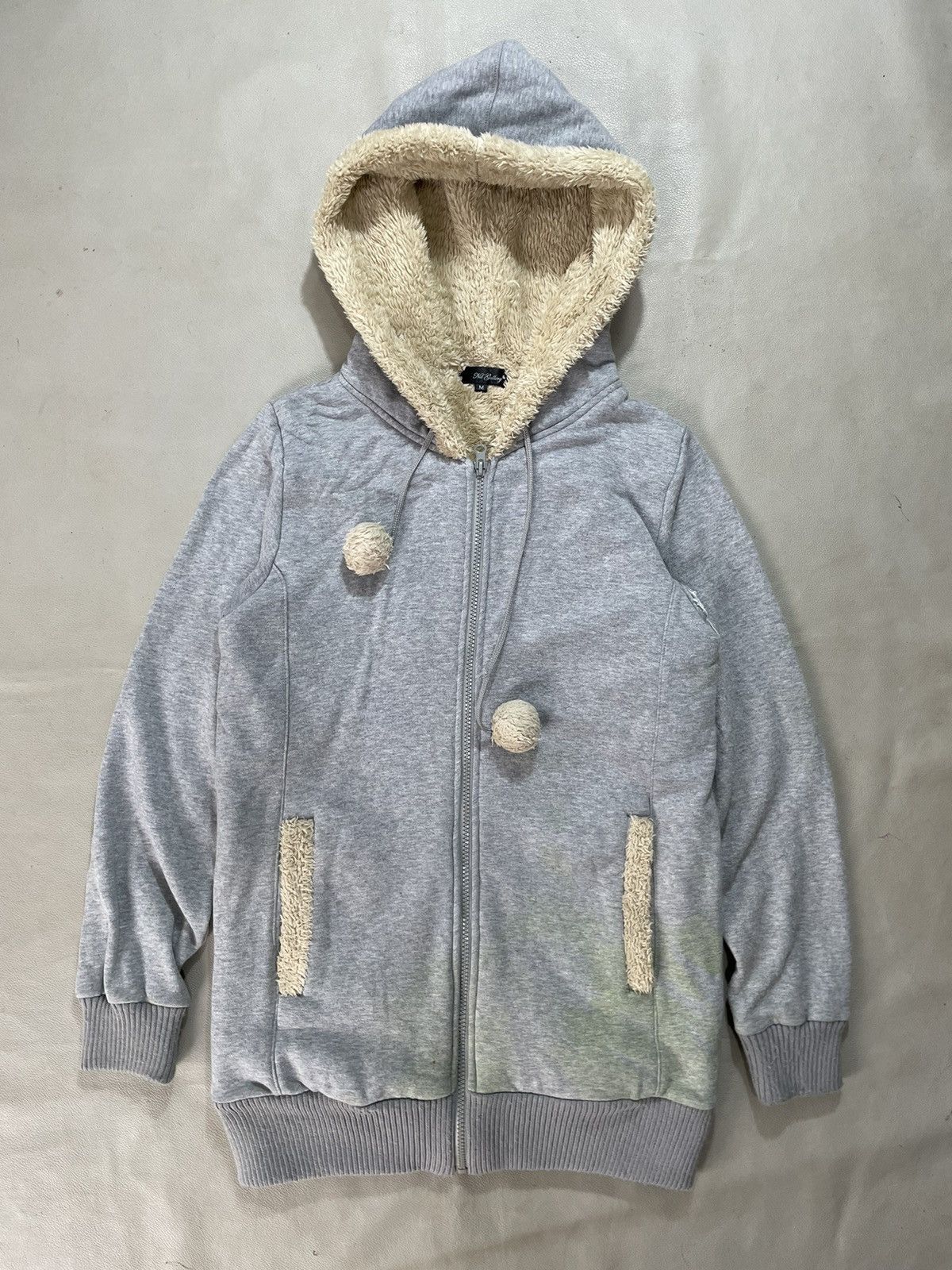 If Six Was Nine Japanese Distressed Zip Fur Hoodie ifsix lgb punk style Size US M / EU 48-50 / 2 - 1 Thumbnail