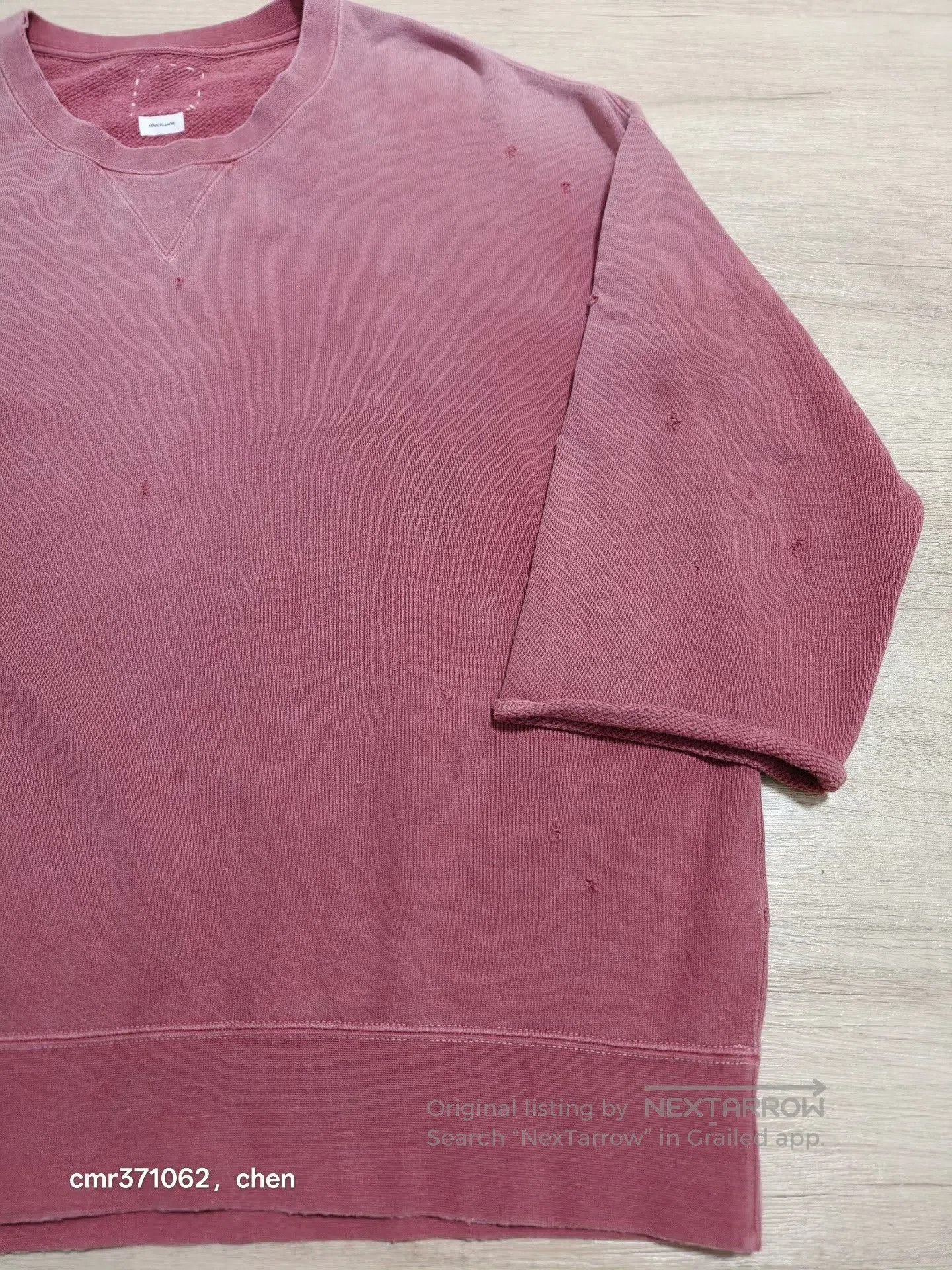 Visvim visvim 21AW Jumbo Sweat 3/4 Crash. Size US M / EU 48-50 / 2 - 4 Thumbnail