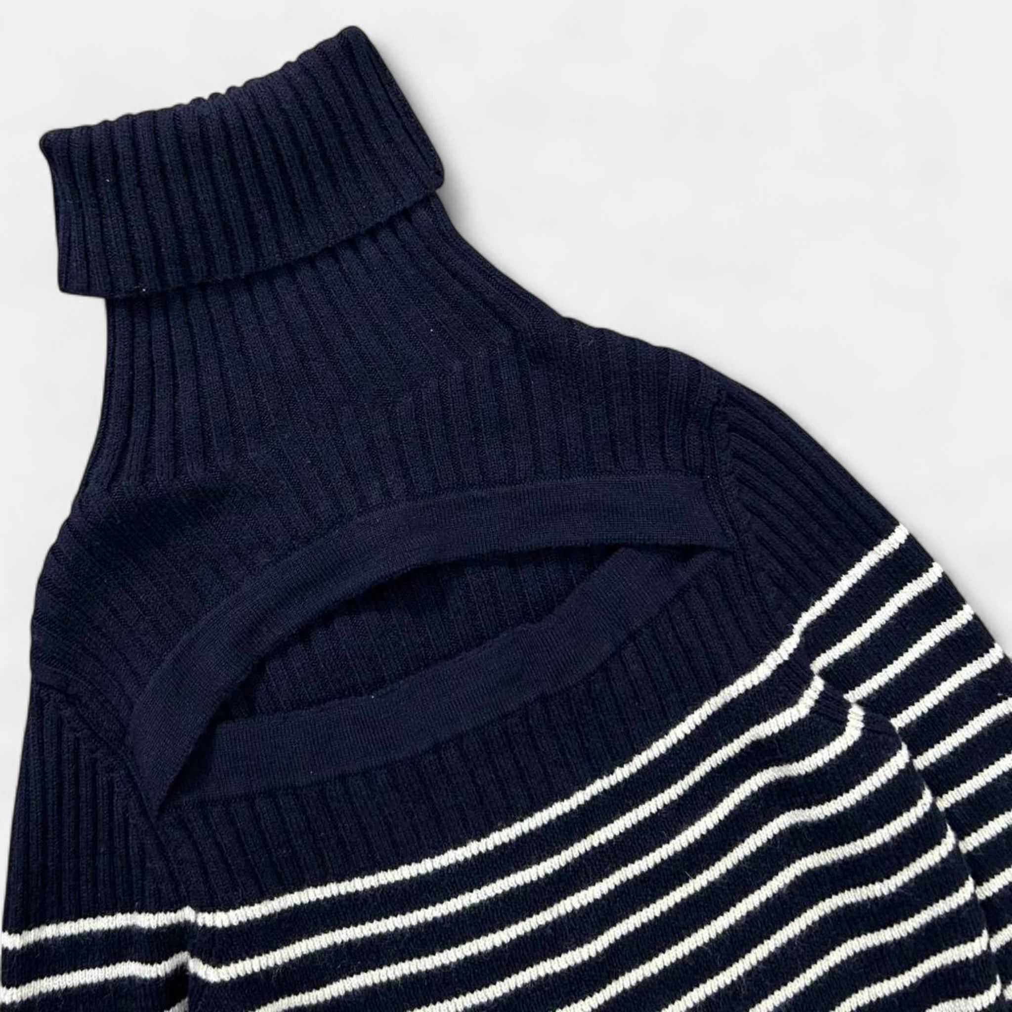 Jean Paul Gaultier Jean Paul Gaultier Classic Striped Blue Sweater Size S / US 4 / IT 40 - 2 Thumbnail