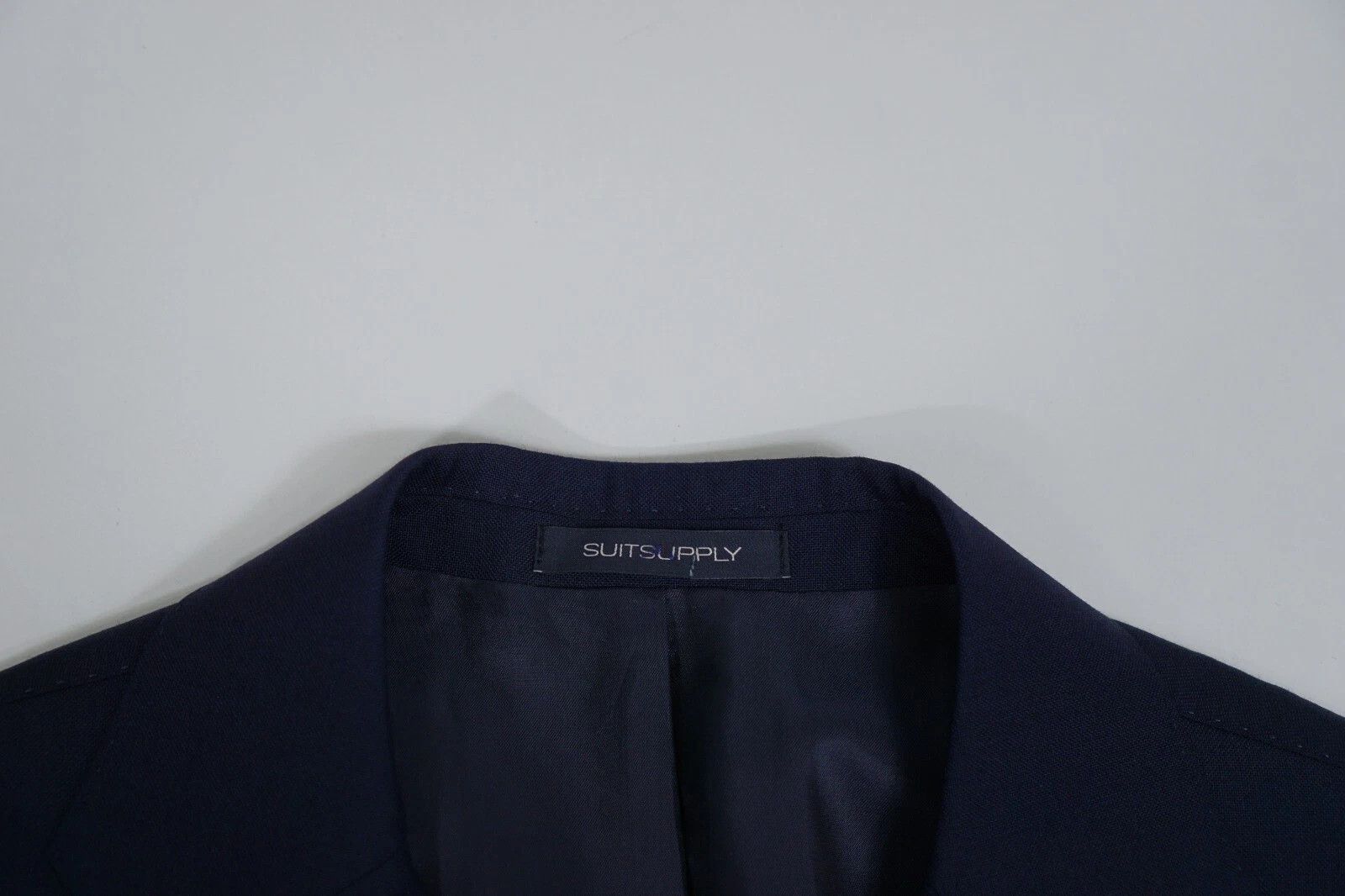 Suitsupply Men Suitsupply Blazer La Spalla Navy Blue Wool Size 22 US34S Size 34S - 3 Thumbnail