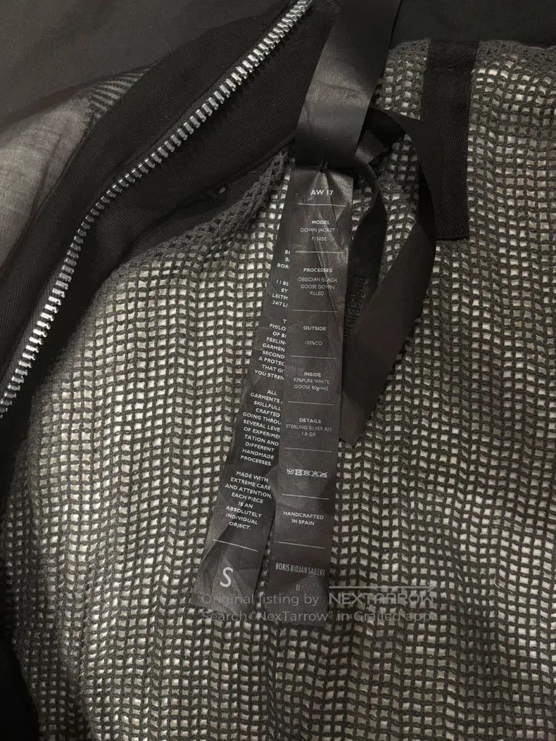Boris Bidjan Saberi Boris Bidjan Saberi Size S White goose down Size US S / EU 44-46 / 1 - 4 Thumbnail