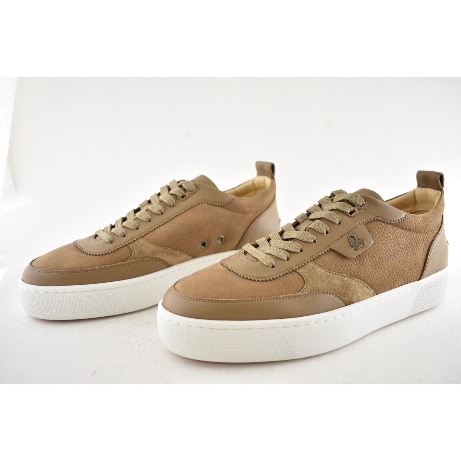 Christian Louboutin Christian Louboutin Mens Happyrui Flat Fennec Low Top Size US 11 / EU 44 - 10 Thumbnail