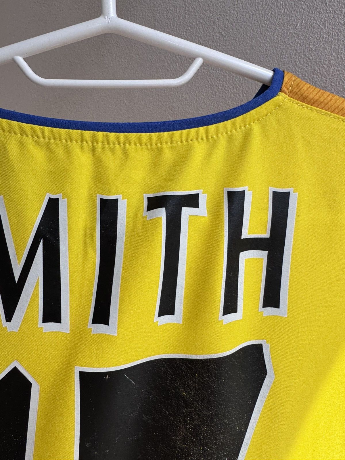 Nike LEEDS 2000 2001 2002 SMITH #17 FOOTBALL SHIRT SOCCER JERSEY Size US XXS / EU 40 - 16 Thumbnail