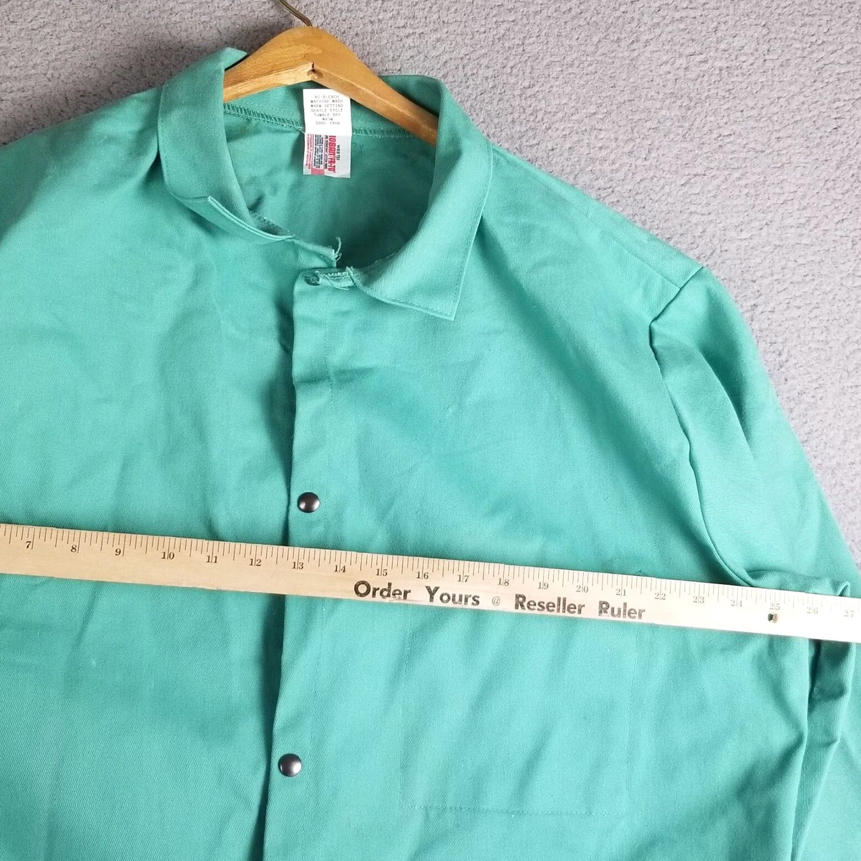 Vintage VINTAGE Westex Fire Resistant Jacket Men 2XL Green Canvas Workwear USA Farm Construction Adult XXL Size US XXL / EU 58 / 5 - 6 Thumbnail