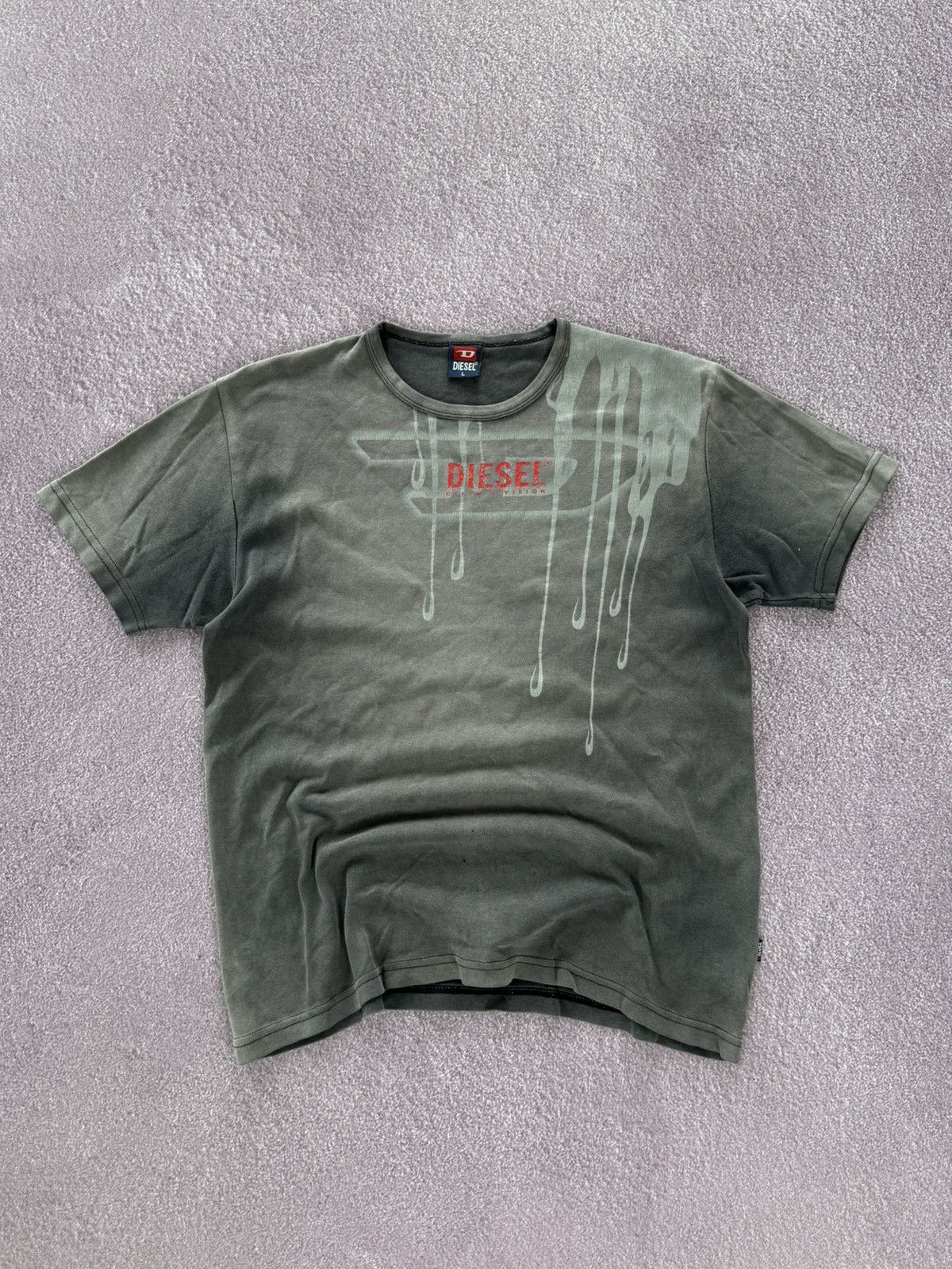 Diesel Vintage Diesel T-shirts Hype Big Logo Y2K Grunge 00s Size US L / EU 52-54 / 3 - 1 Thumbnail