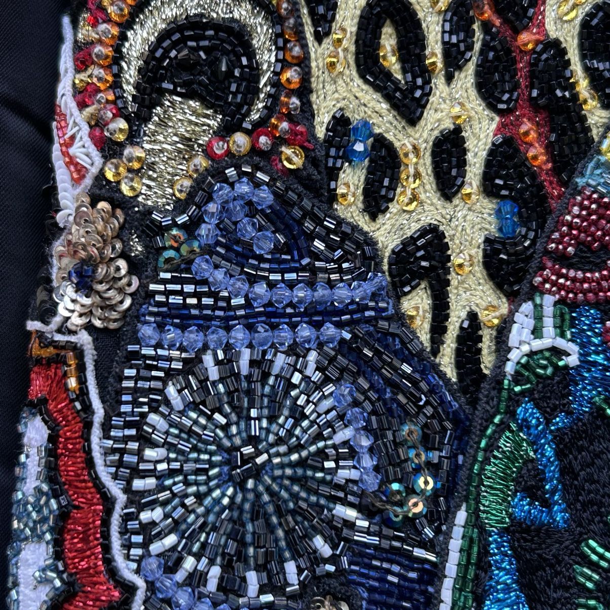 Saint Laurent Paris saint laurent 16ss sequin patchwork souvenir bomber Size US S / EU 44-46 / 1 - 4 Thumbnail