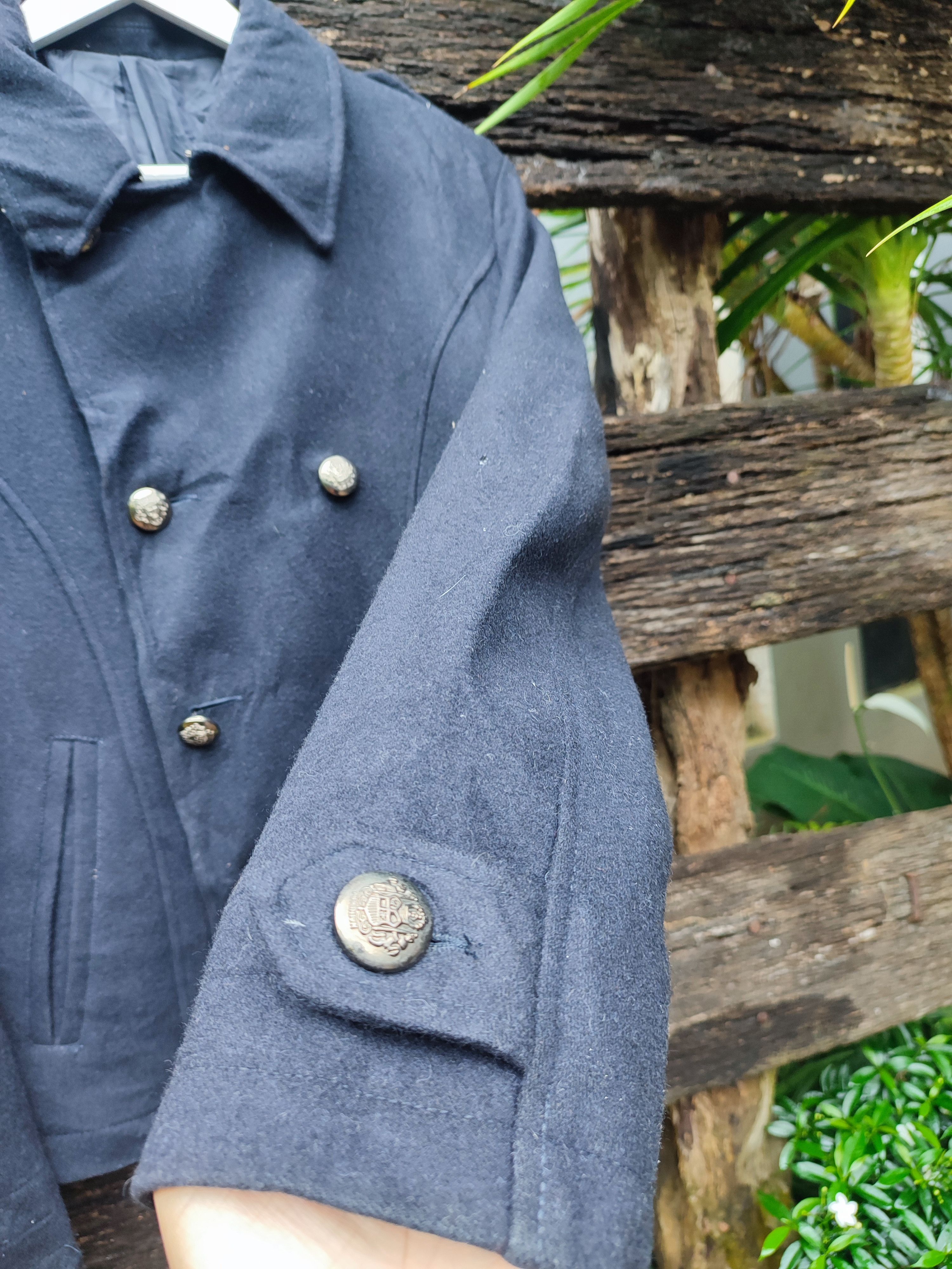 PPFM PPFM Wool Blend Military Peacoat – Vintage Style (Size M) Size US S / EU 44-46 / 1 - 9 Thumbnail