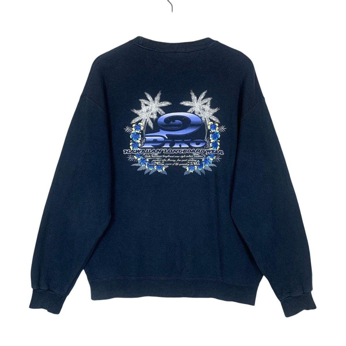 Japanese Brand Vintage Piko HawaiianLongBoard SurfStyle StreetWear Sweater Size US M / EU 48-50 / 2 - 1 Thumbnail