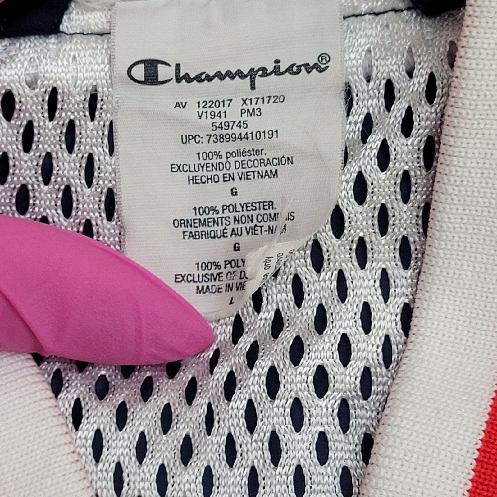 Champion Vintage Y2K Champion Varsity Bomber Jacket Large 23x27 Blue Size US L / EU 52-54 / 3 - 7 Thumbnail