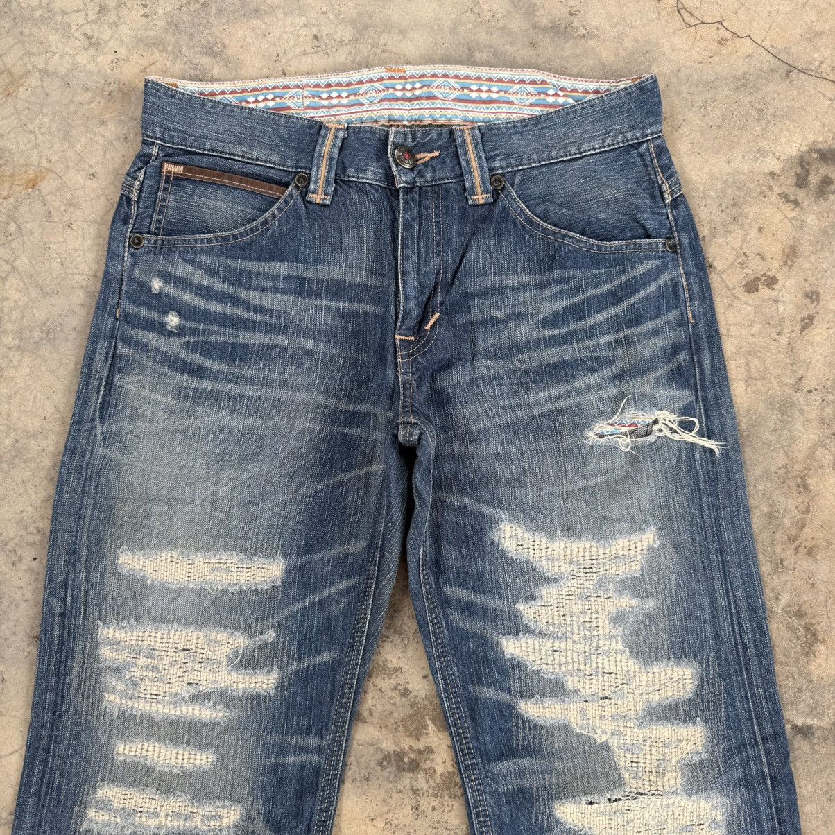 Edwin VINTAGE EDWIN XV FADED JEAN DENIM PANTS Size US 35 - 2 Thumbnail