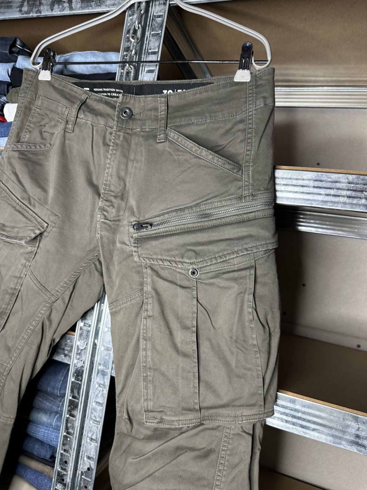 G-Star G-STAR RAW Men's Cargo Military Pants Size 30x32 Size US 30 / EU 46 - 4 Thumbnail