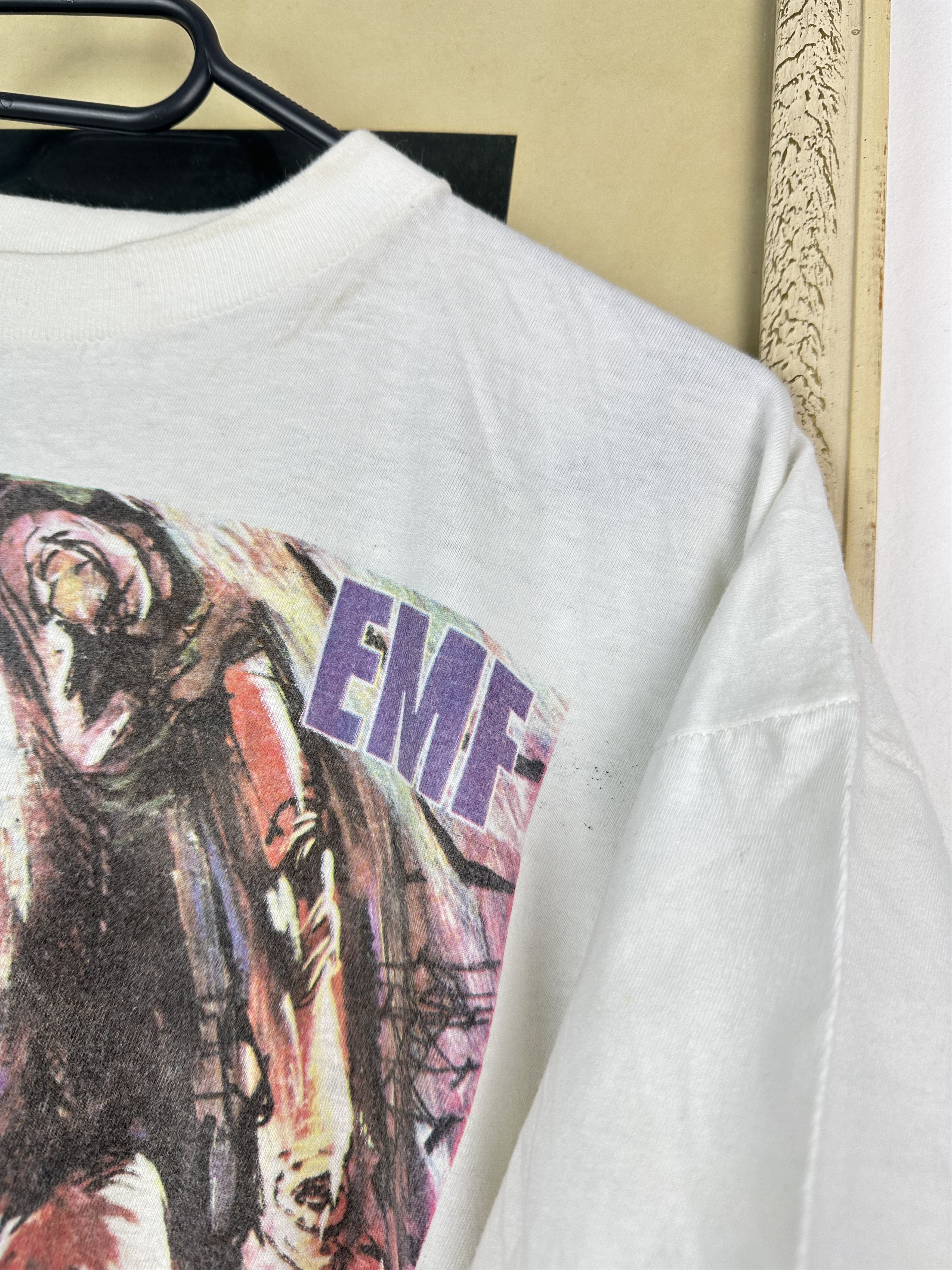Band Tees × Vintage Vintage 1991 EMF Schubert Dip Tour Shirt Band Tee Rare Size US XL / EU 56 / 4 - 3 Thumbnail