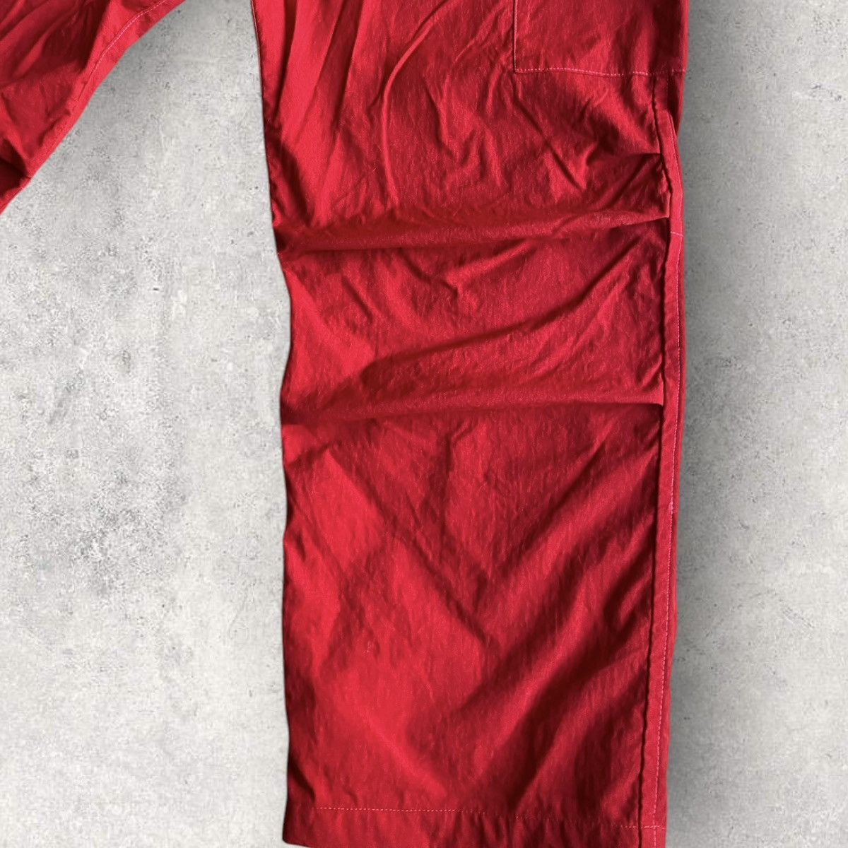 Yohji Yamamoto Y’s Red Label Red Cargo Crop Pants Size US 31 - 4 Thumbnail