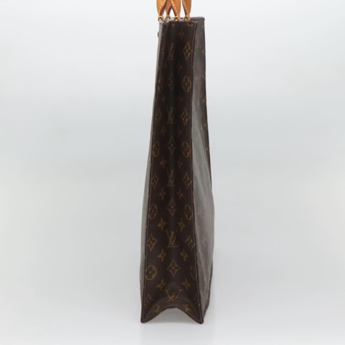 Louis Vuitton LOUIS VUITTON Monogram Sac Plat Hand Bag M51140 Size ONE SIZE - 4 Thumbnail