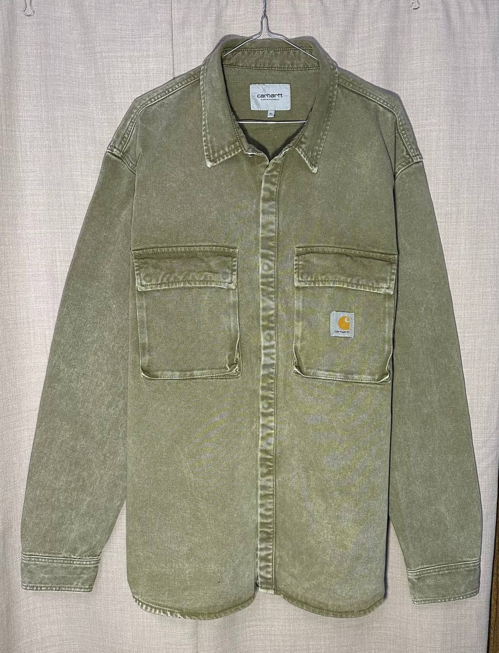 Carhartt Carhartt MONTEREY SHIRT JAC Long sleeve denim shirt buttons Size US XL / EU 56 / 4 - 1 Thumbnail