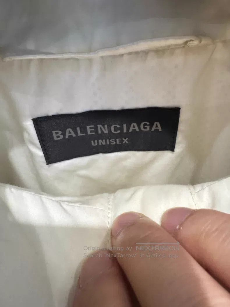 Balenciaga Balenciaga White Tape Jacket Jacket Size US S / EU 44-46 / 1 - 3 Thumbnail