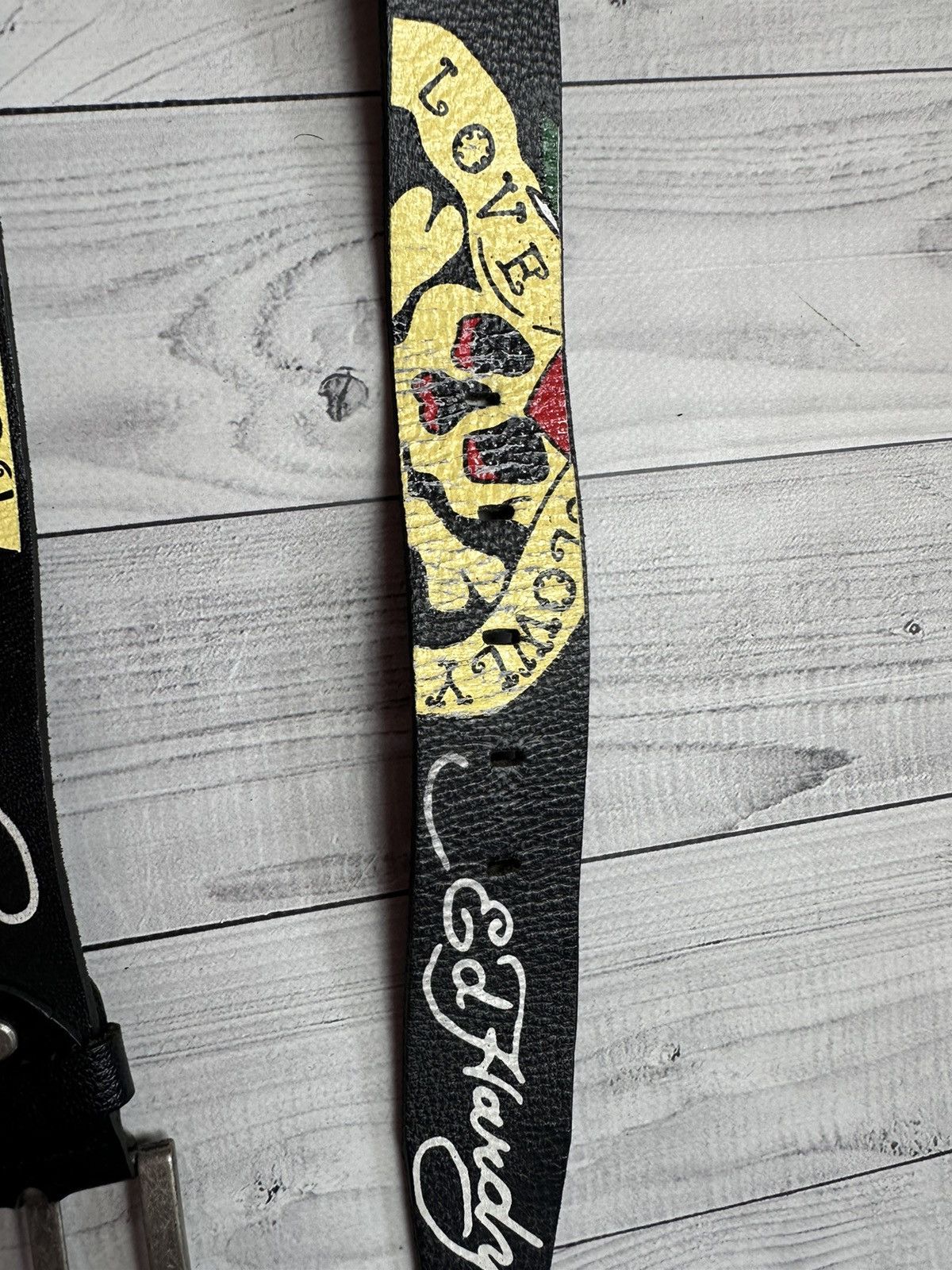 Ed Hardy × Vintage Vintage Ed Hardy belt rare logo Y2K Size ONE SIZE - 5 Thumbnail