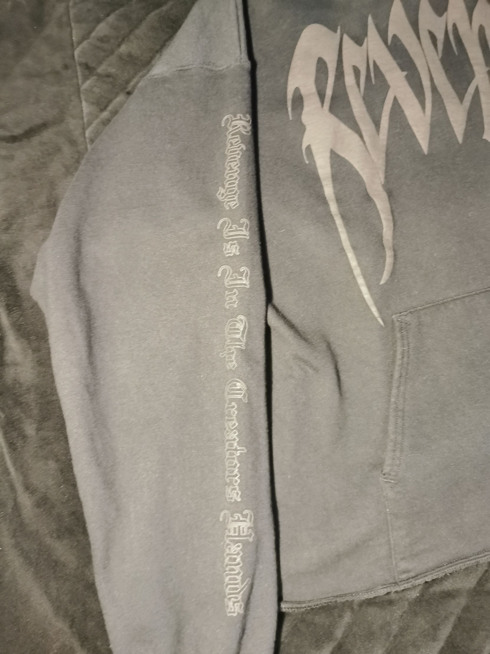 Revenge REVENGE BLACK ARCH LOGO HOODIE Size US L / EU 52-54 / 3 - 2 Thumbnail