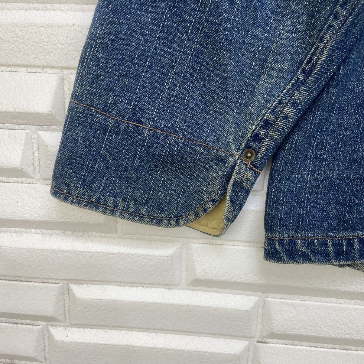 Japanese Brand Japanese Brand Never Seen Thing Denim Jacket Size US M / EU 48-50 / 2 - 7 Thumbnail