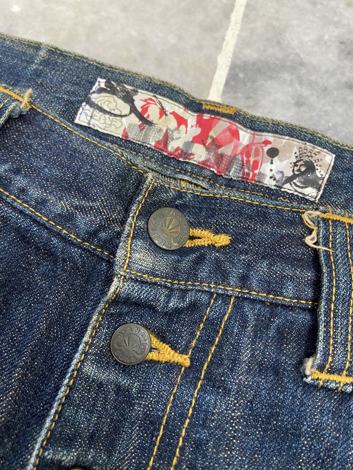 ANDSUNS × Japanese Brand Rare And Suns Jeans japanese Size US 33 - 4 Thumbnail