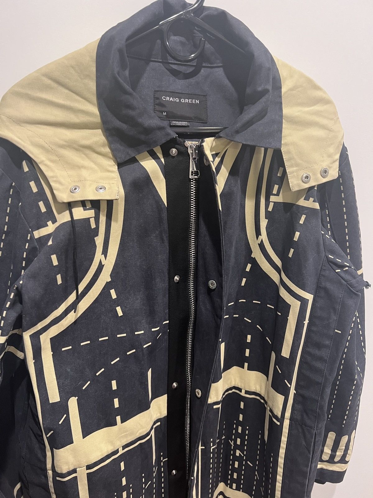 Craig Green SS19 Geometric Print Cotton Parka Jacket Size US M / EU 48-50 / 2 - 7 Thumbnail
