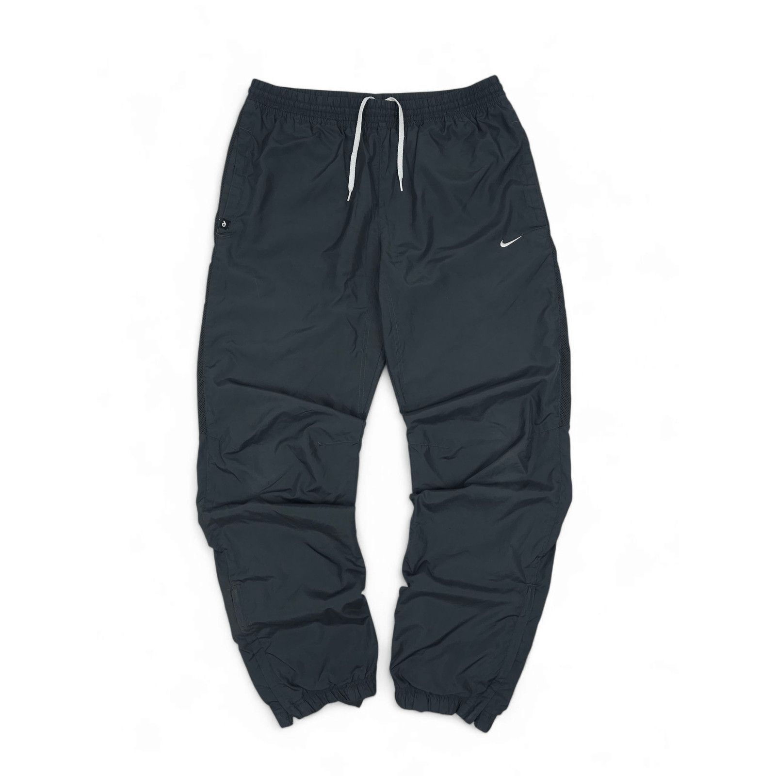 Nike 💎 Vintage Y2K Size M Nike Gray Relaxed Track Pants Size US 34 / EU 50 - 1 Thumbnail