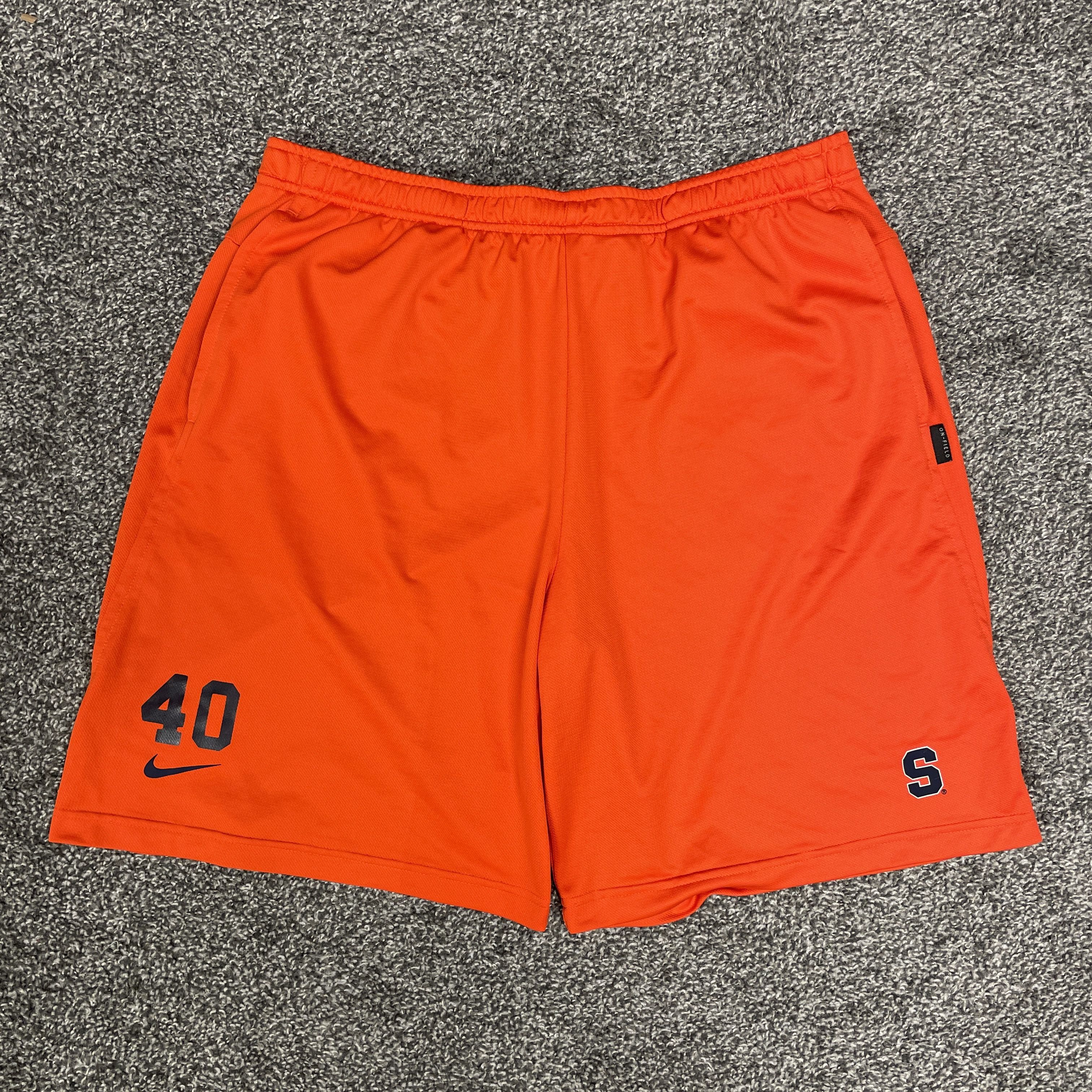Nike Nike Syracuse Orange Dri-Fit On-Field Shorts XL (Player #40) Size US 36 / EU 52 - 1 Thumbnail
