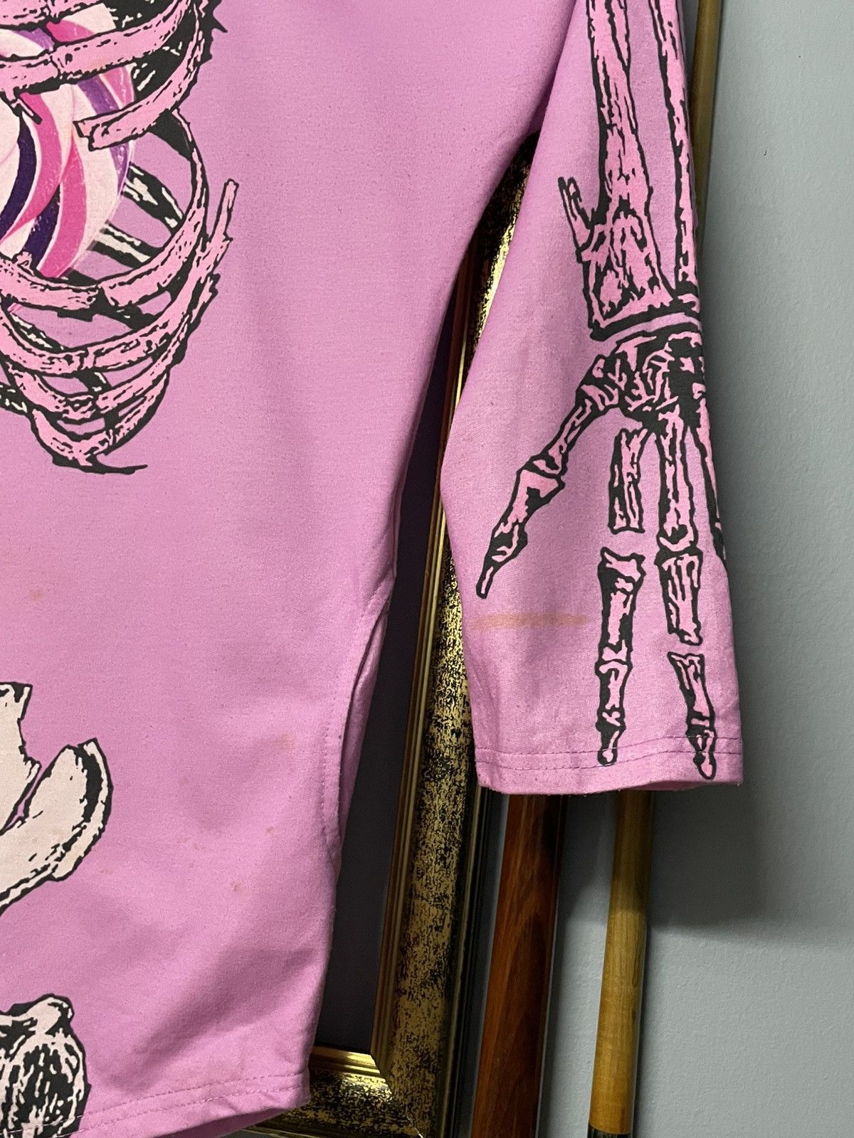 Japanese Brand Vintage Japan Designer Acdc Rag Skeleton Lolipop Hoodie Size US L / EU 52-54 / 3 - 7 Thumbnail