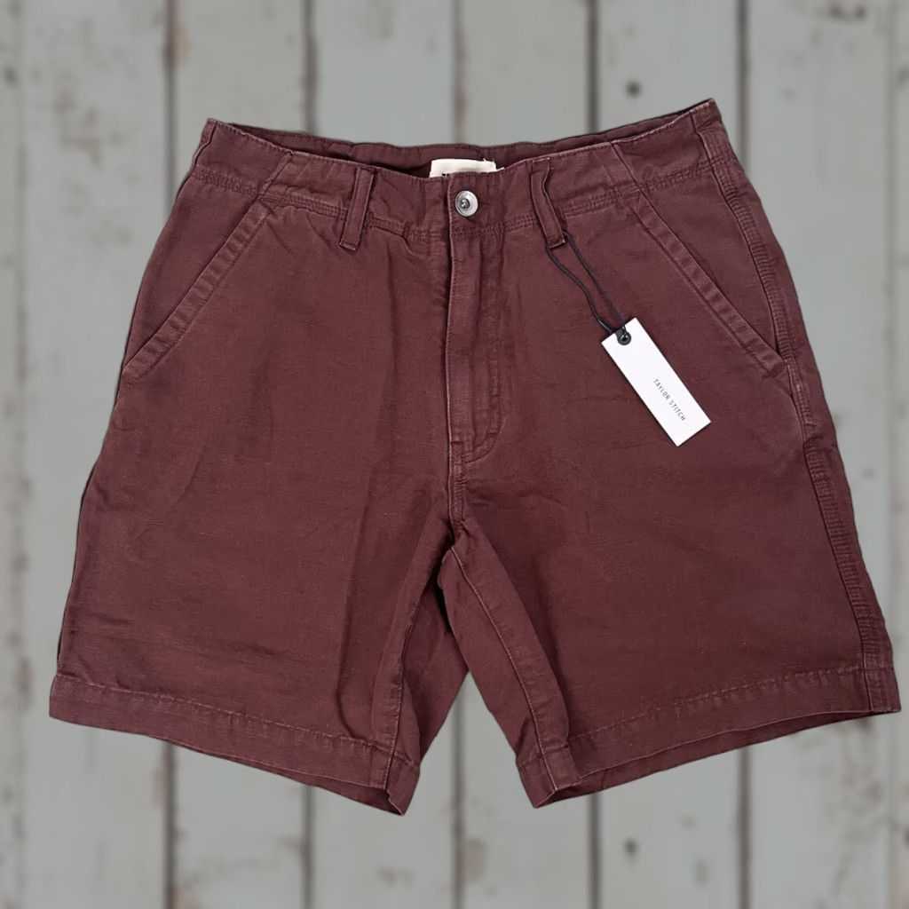 Taylor Stitch Taylor Stitch The Morse Shorts Russet Linen Mens 29 NWT Size US 29 - 1 Thumbnail