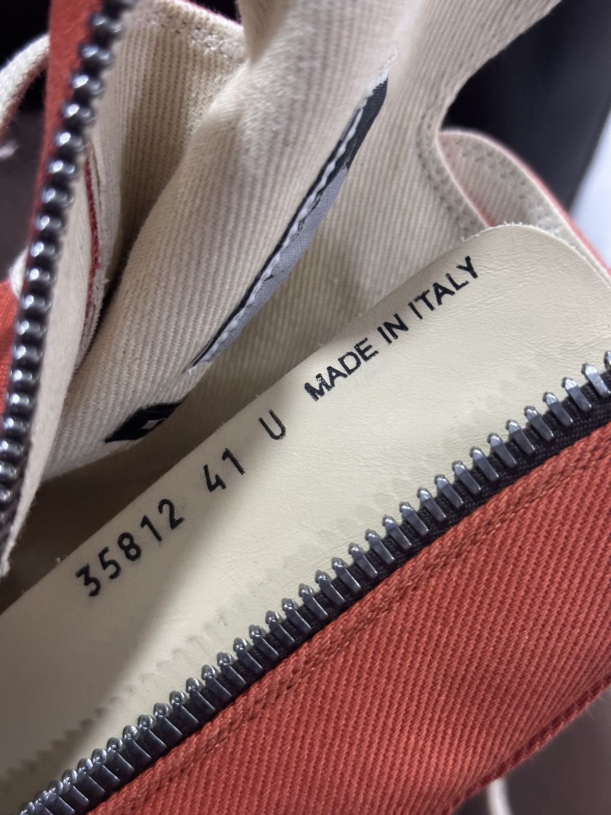 Rick Owens Drkshdw Rick Owens DRKSHDW Fogachine High Ramone Orange Milk Size 41 Size US 8 / EU 41 - 9 Thumbnail