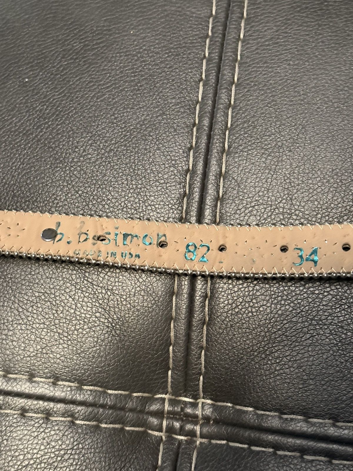 B.B. Simon B.B Simon Kiara Belt Size 32 - 4 Thumbnail