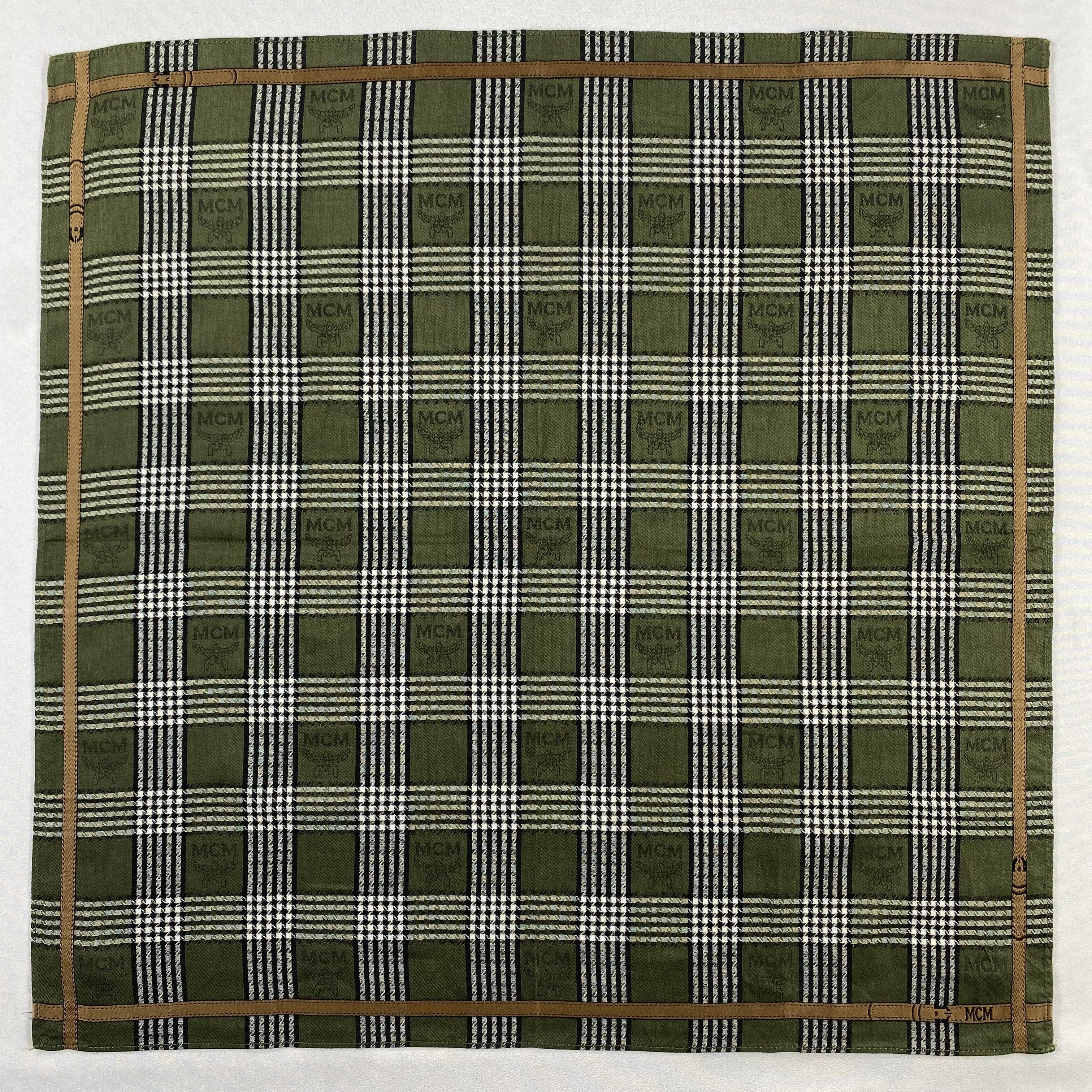 MCM × Vintage MCM Bandana/ Handkerchief / Neckerchief-P1759 Size ONE SIZE - 1 Thumbnail
