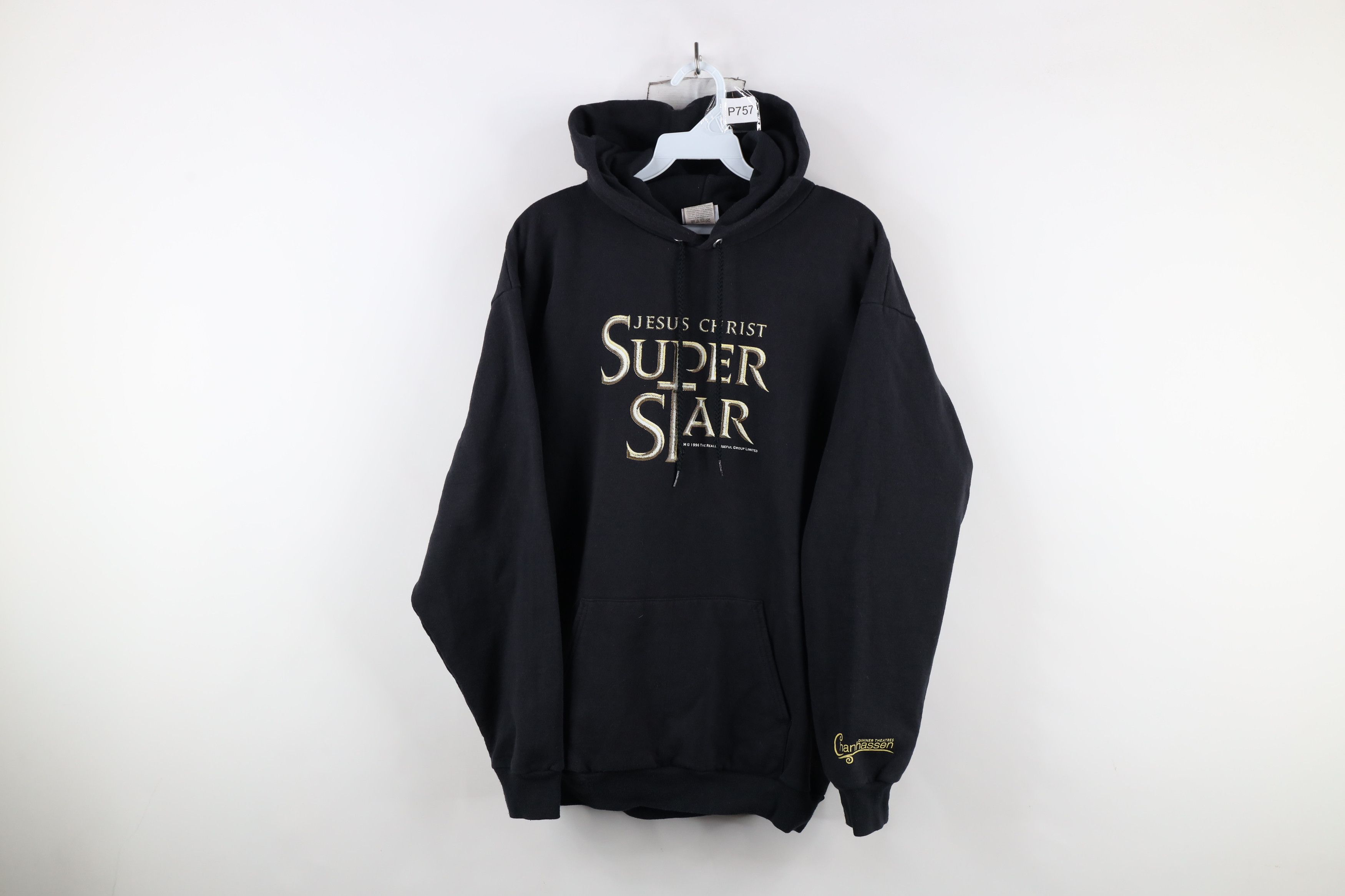 Vintage Vintage 90s Out Jesus Christ Super Star Play Hoodie Black Size US M / EU 48-50 / 2 - 1 Thumbnail