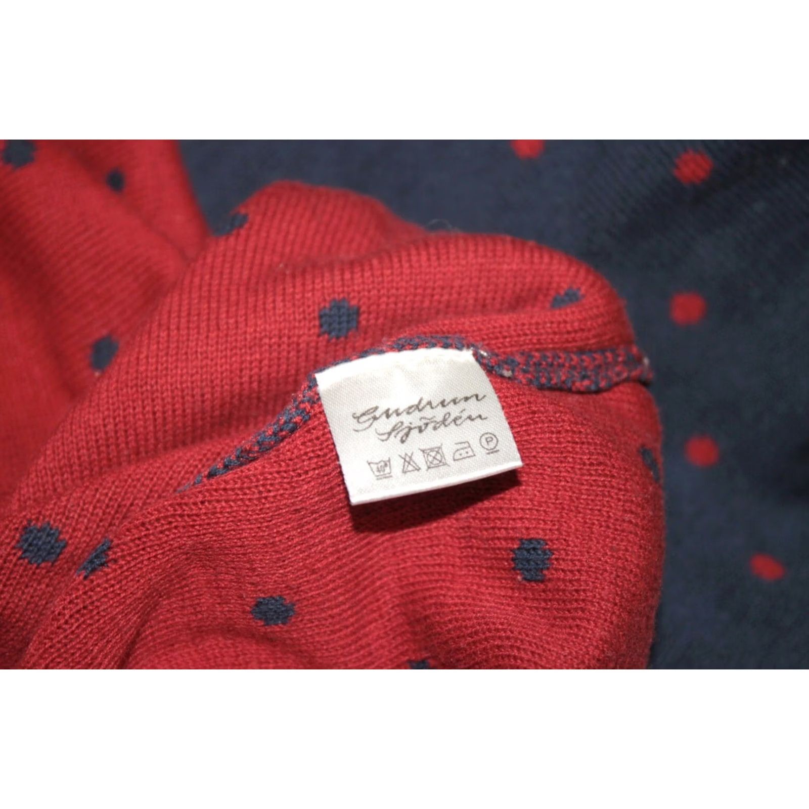 Vintage Gudrun Sjoden womens cotton black purple cardigan jumper Size M Size M / US 6-8 / IT 42-44 - 5 Thumbnail