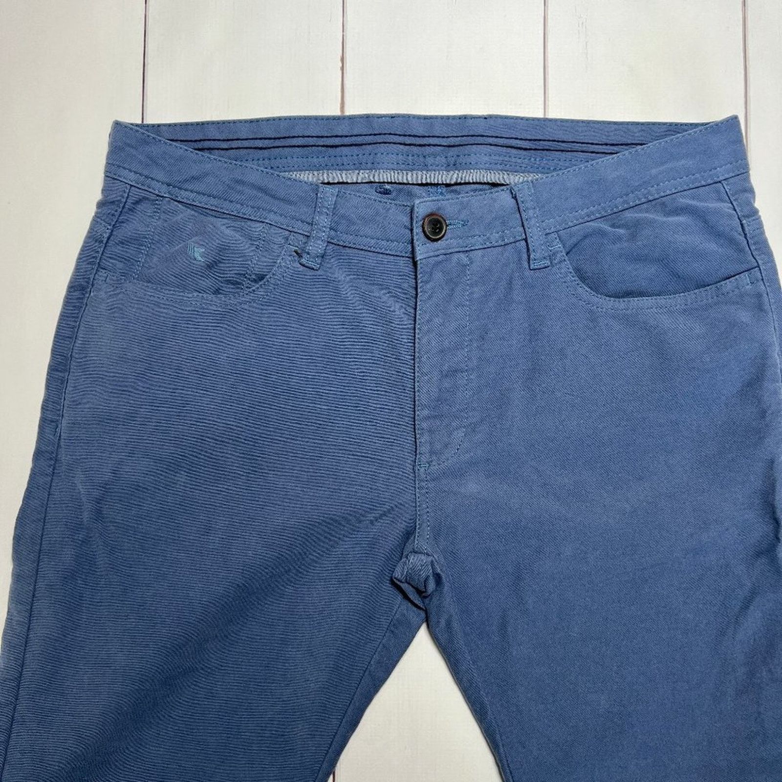 Other KiP Blue Terry Velour Trousers Size 34 Lounge Pants Size US 34 / EU 50 - 4 Thumbnail