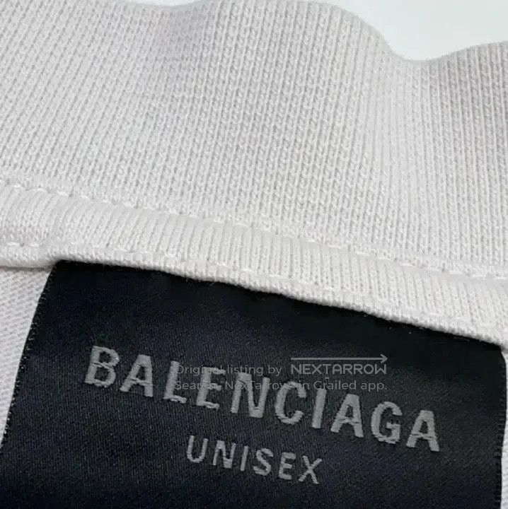 Balenciaga Balenciaga SS24 Distressed White Graphic T. Size US XS / EU 42 / 0 - 2 Thumbnail