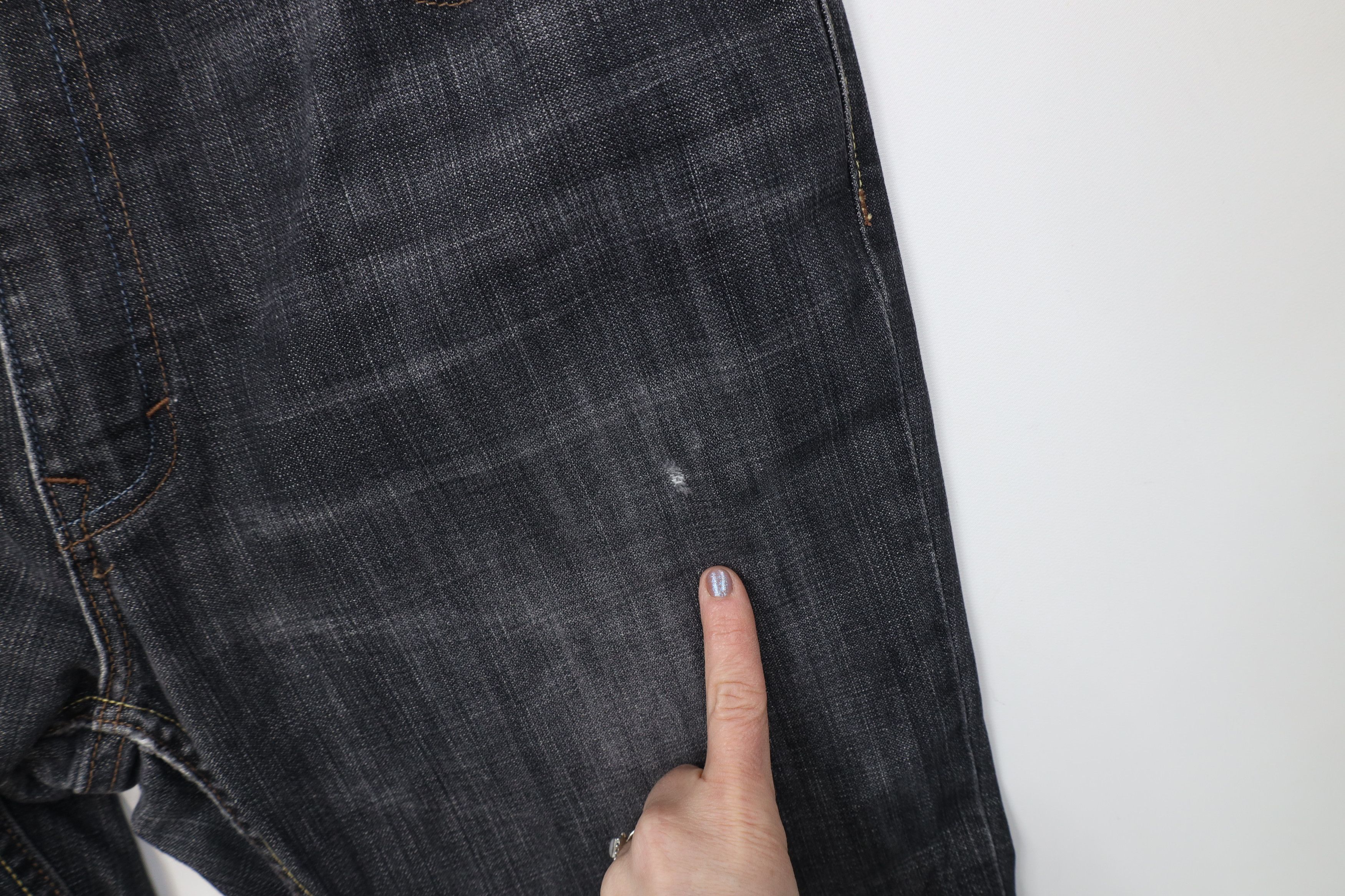 Banana Republic Vintage Y2K Banana Republic Wide Leg Denim Jeans Black Size US 34 / EU 50 - 7 Thumbnail