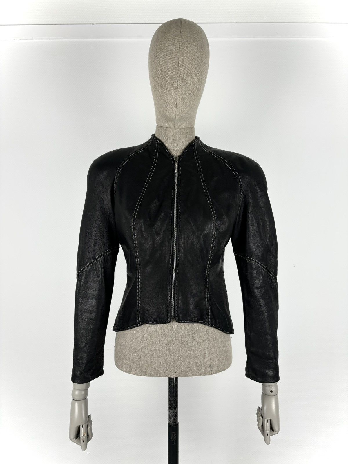 Other VTG NORTHBOUND LEATHER 6000 Contoured Canada BDSM Full-Zip Jacket Bomber 12 Size M / US 6-8 / IT 42-44 - 2 Thumbnail