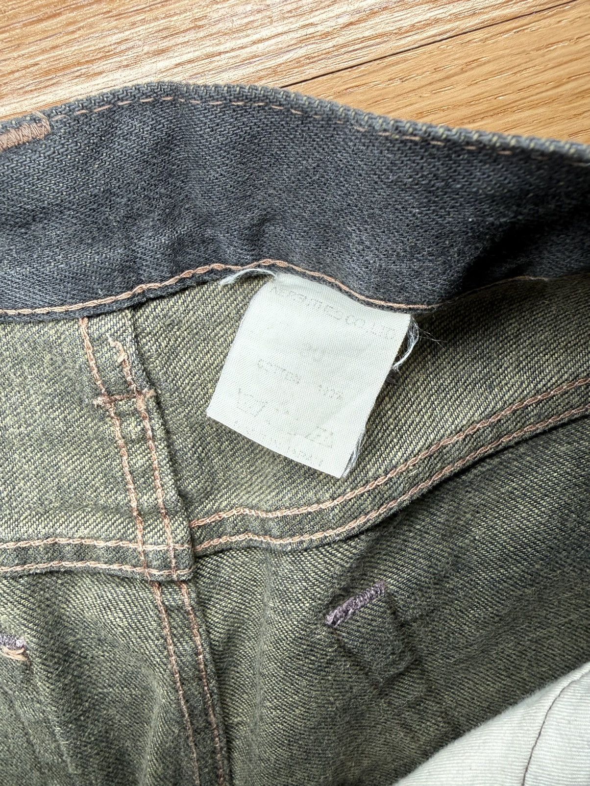 Nepenthes Nepenthes Hoggs Needles 1990s Japanese Selvedge Denim Size US 30 / EU 46 - 8 Thumbnail
