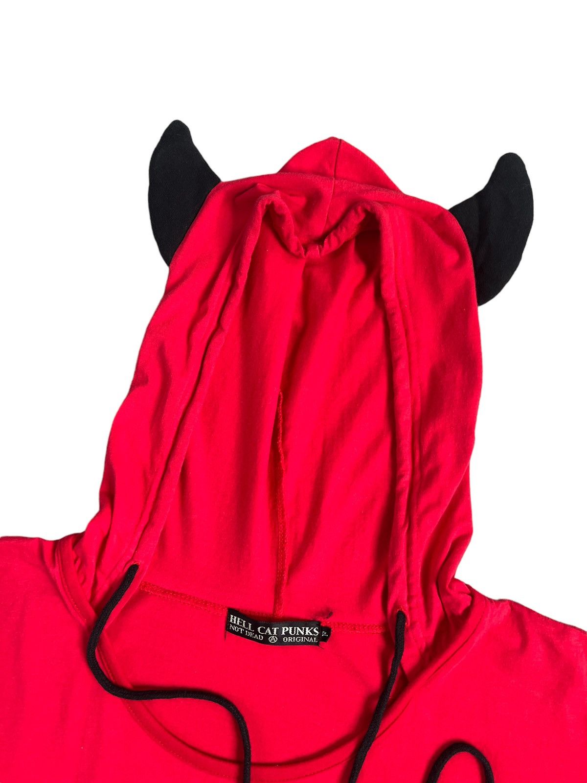 If Six Was Nine × Japanese Brand × Seditionaries Hell Cat Punks Devil Horns Pullover Size US L / EU 52-54 / 3 - 5 Thumbnail