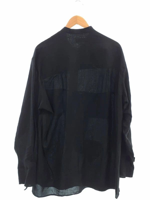 Yohji Yamamoto POUR HOMME patch long sleeve shirts HG-B22-203 Size US M / EU 48-50 / 2 - 2 Thumbnail