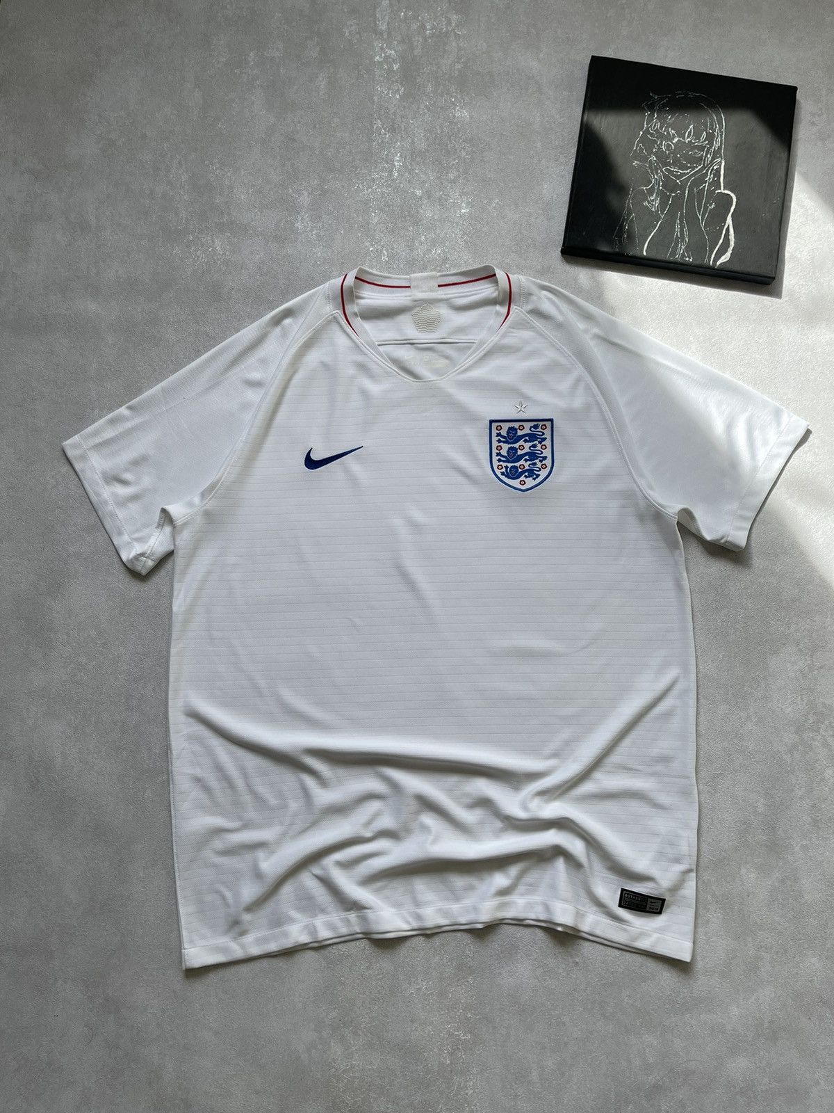 Nike × Vintage Vintage Nike England T Shirt Soccer Jersey Size US L / EU 52-54 / 3 - 1 Thumbnail