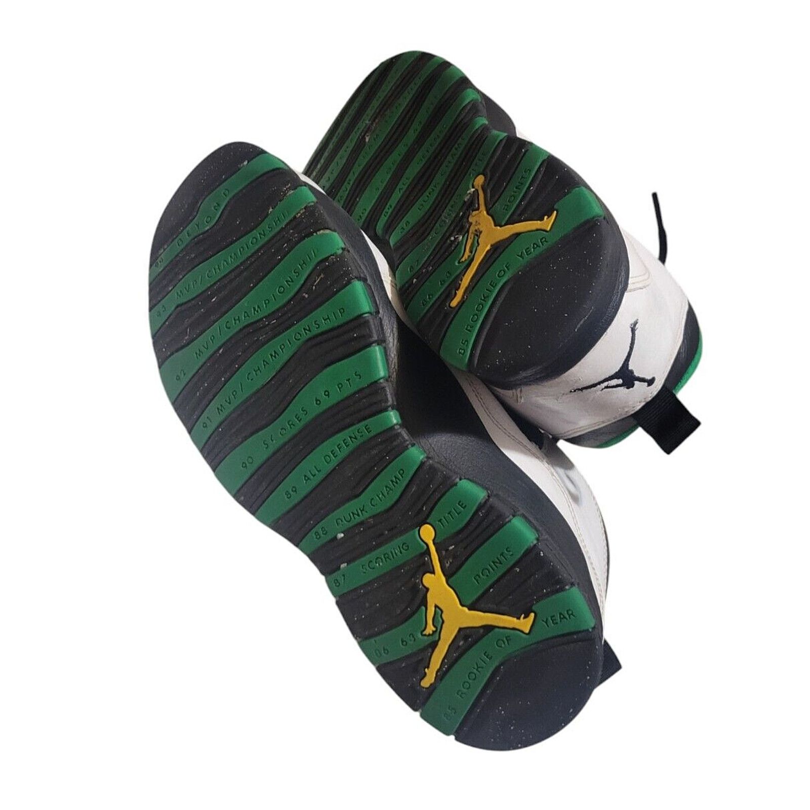 Jordan Brand Air Jordan 10 Green / Seattle Men Sneakers Size 10.5 Size US 10.5 / EU 43-44 - 7 Thumbnail